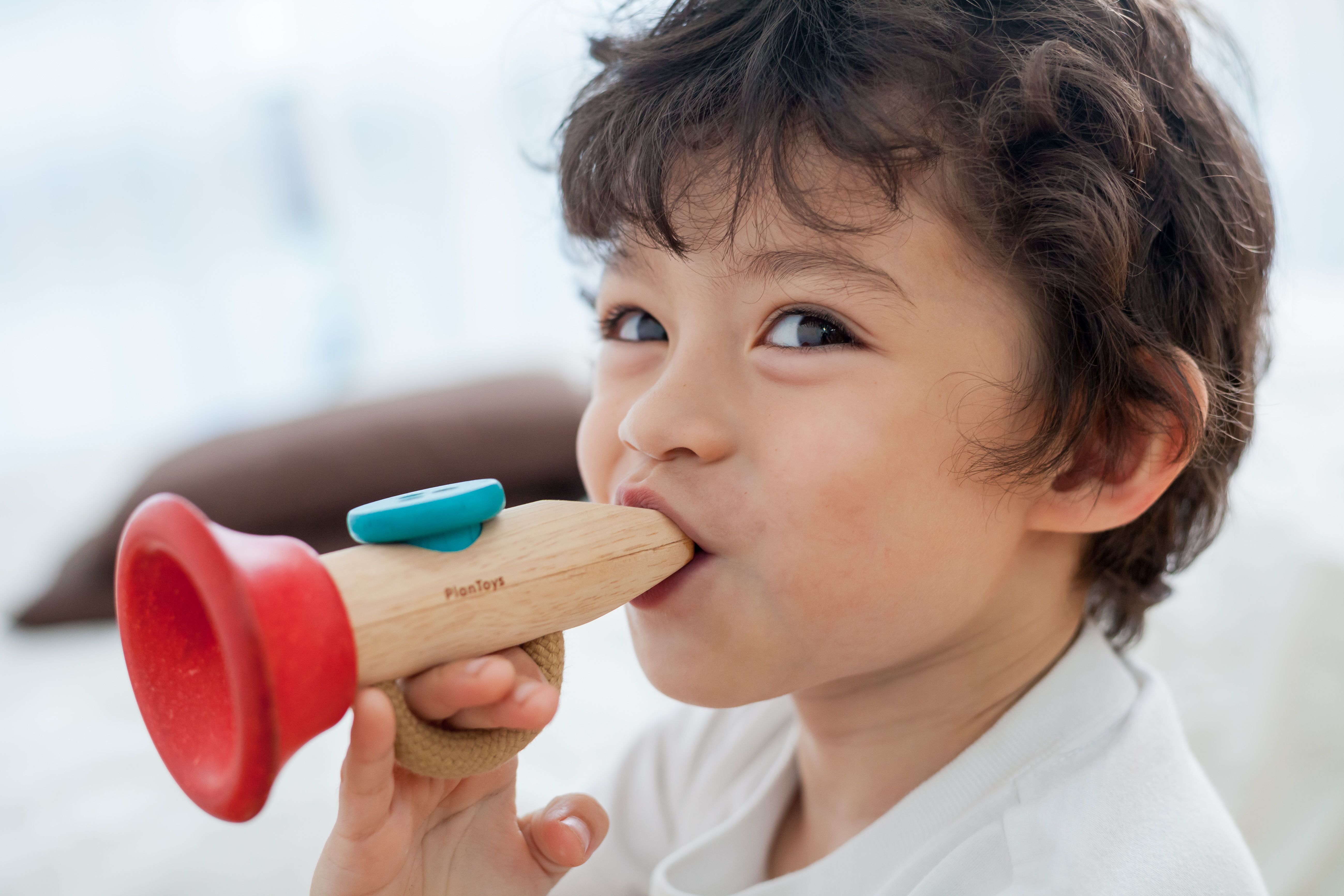 泰國 Plantoys - 木作兒童樂器-卡祖笛