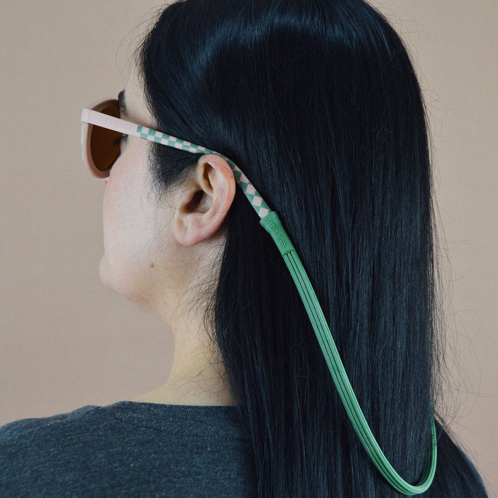 丹麥 GRECH & CO. - 矽膠眼鏡防落繩-藕荷紫 (0.7x44CM)