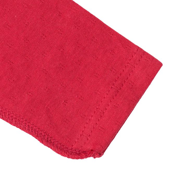 akachan honpo - 長袖圓領上衣2件組-蓬鬆棉 妖精&馬車-紅色