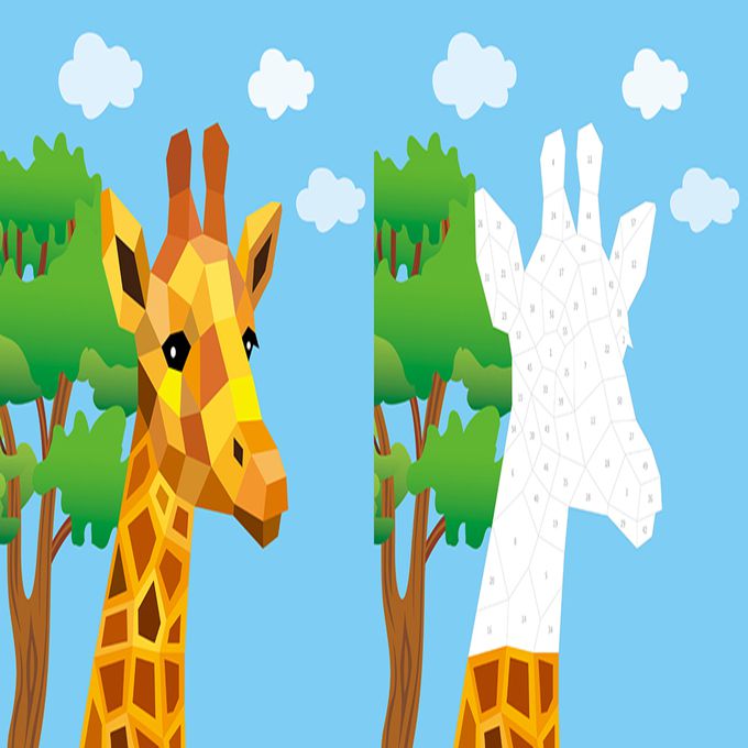 立體拼貼遊戲-動物