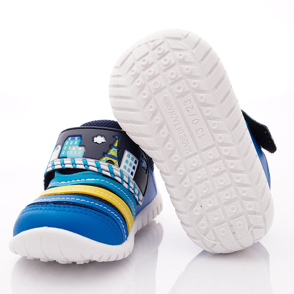 新幹線 - 輕量跳色休閒鞋款(中小童段)-藍