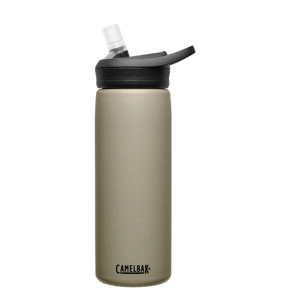 CamelBak - eddy+ 不鏽鋼多水吸管保溫瓶（保冰）-淺沙漠-600ML