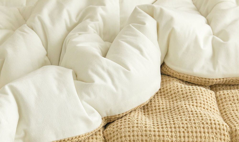 韓國 Maatila - 可水洗天絲莫代爾鬆餅棉被-花生