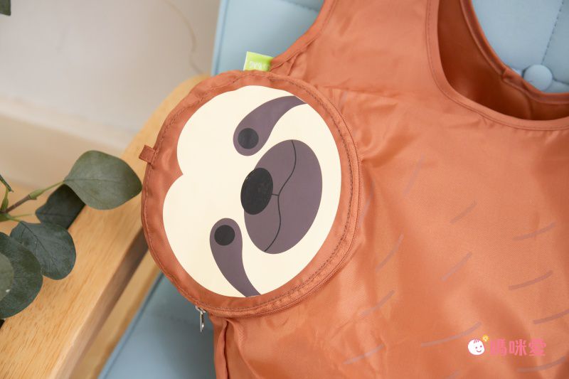 日本 Seto Craft - 動物造型隨身購物袋/環保袋-樹懶 (28.5L)