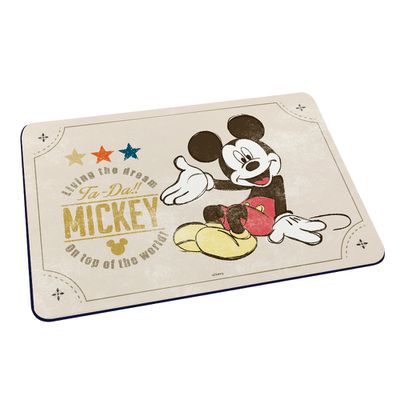 收納王妃 - 迪士尼 Disney復古系列【我是米奇】軟式珪藻土吸水地墊 浴室地墊 腳踏墊 吸水墊60X40X0.5cm
