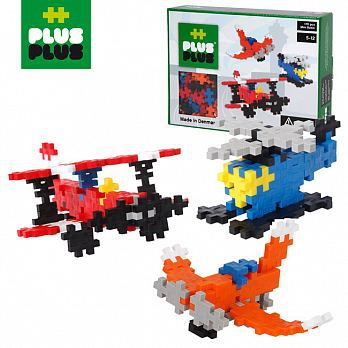 加加積木 PLUS PLUS - 雙主題共享包A(小顆粒)-彩虹飛機170p+3合1彩虹220p