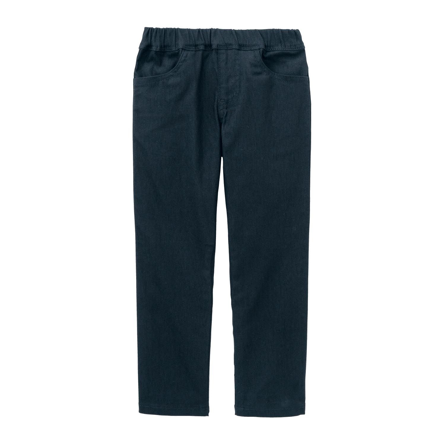 日本千趣會 - GITA 高彈性好動直筒口袋長褲-黑