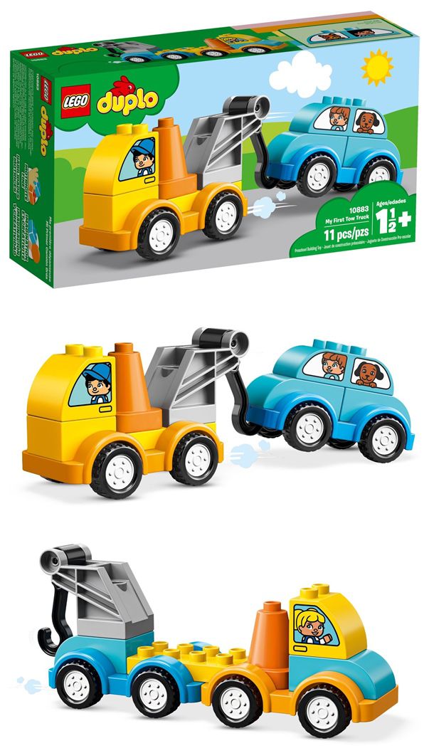 樂高 LEGO - 樂高 Duplo 得寶幼兒系列 - 我的第一台拖吊車 10883-11pcs