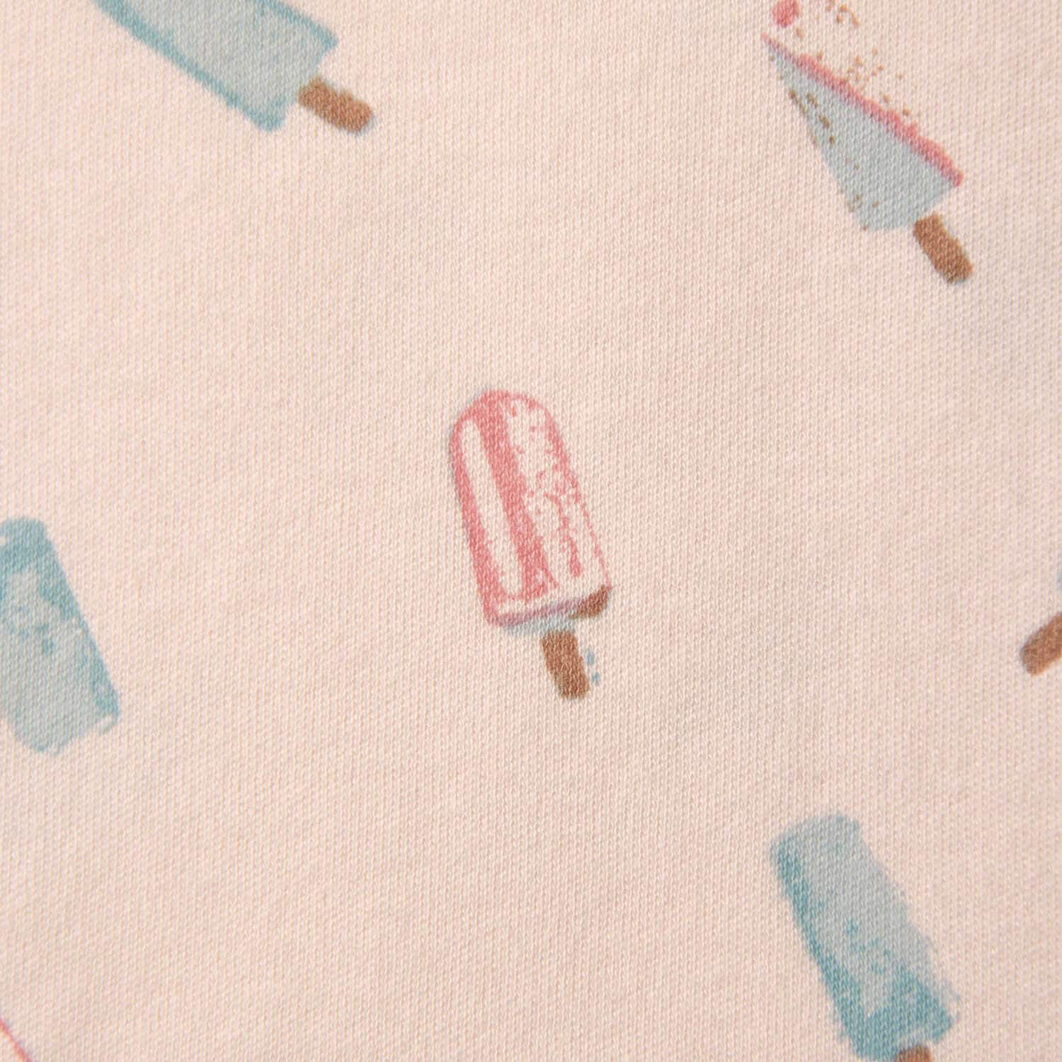 日本千趣會 - uru-hug 保濕保溫材質長袖內搭(2件組)-粉紅x冰棒