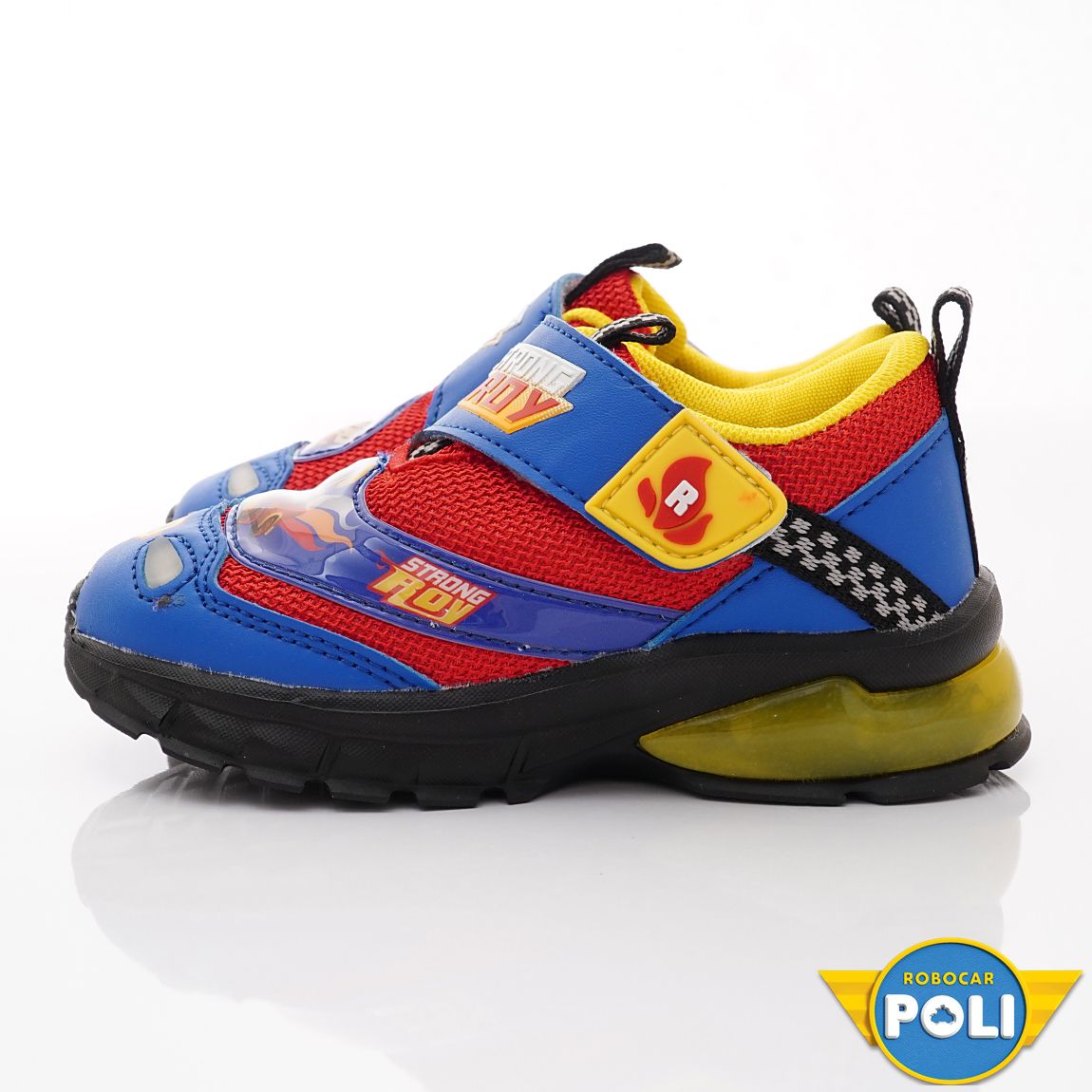 POLI 波力救援小英雄 - 電燈運動款(中小童段)-運動鞋-紅