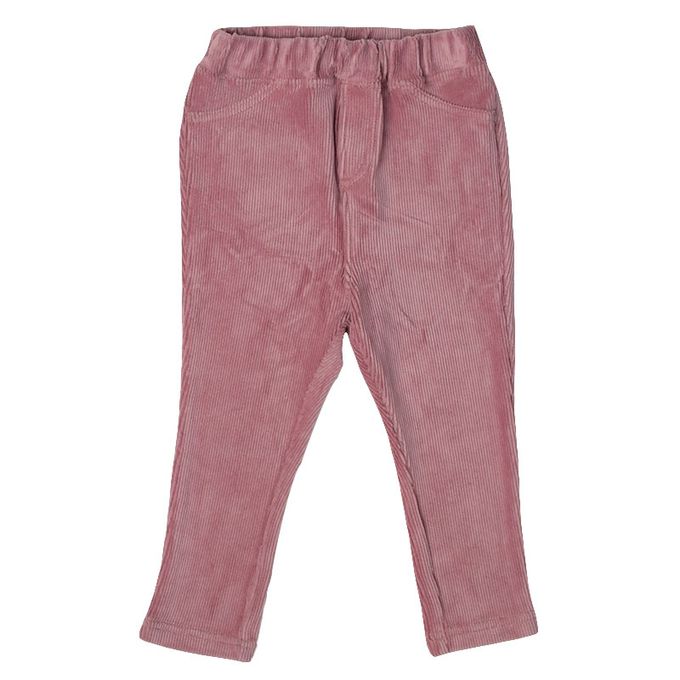 akachan honpo - 10分經典褲-燈心絨-粉紅色