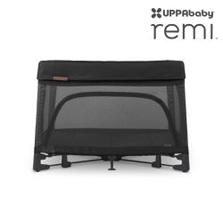 美國UPPAbaby - Remi 多功能嬰兒床-具遊戲圍欄功能-黑色啞光 (黑色啞光)
