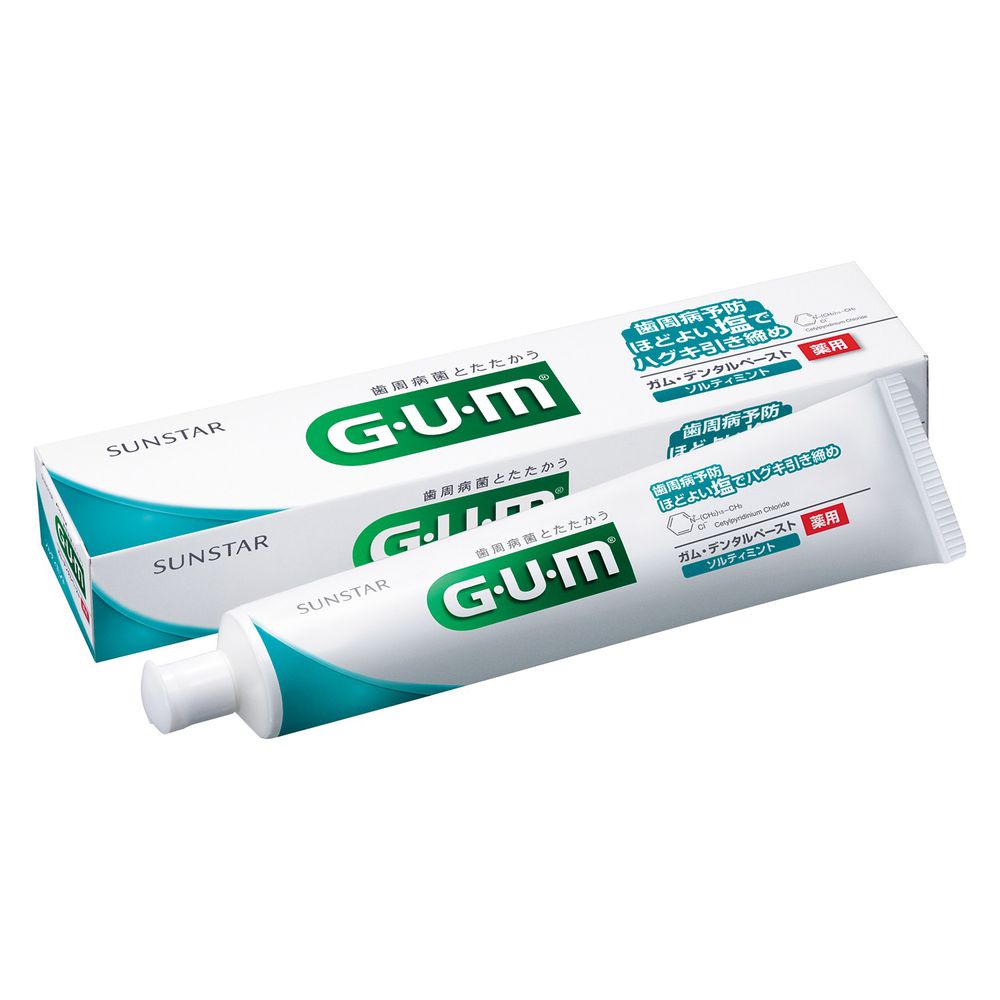 GUM - 牙周護理牙膏 清爽岩鹽-150g(盒裝)