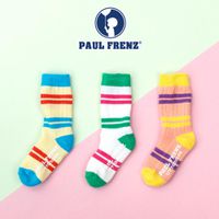 韓國 PAUL FRENZ - (3入組)韓製彈力中長筒襪-BONO