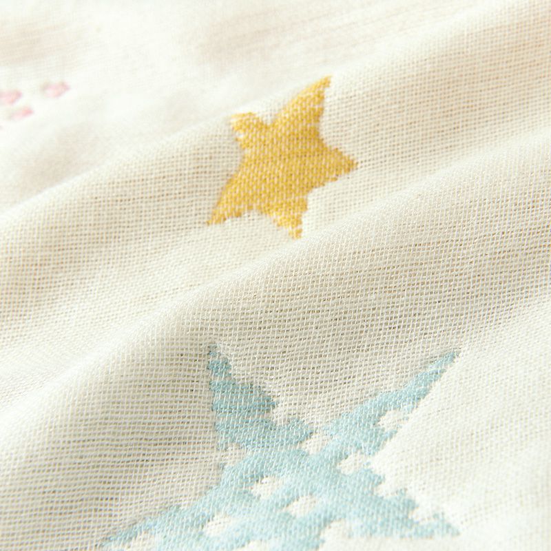 akachan honpo - 純棉6層棉紗被-米白色 (70×85cm)