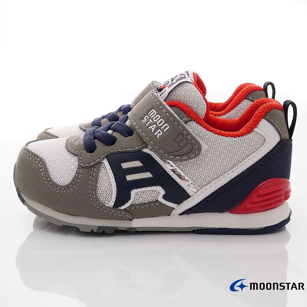 Moonstar日本月星 - HI系列十大機能運動鞋(中小童款)-灰