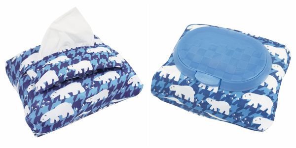 akachan honpo - 兩用FUTAP濕紙巾收納袋 北極熊