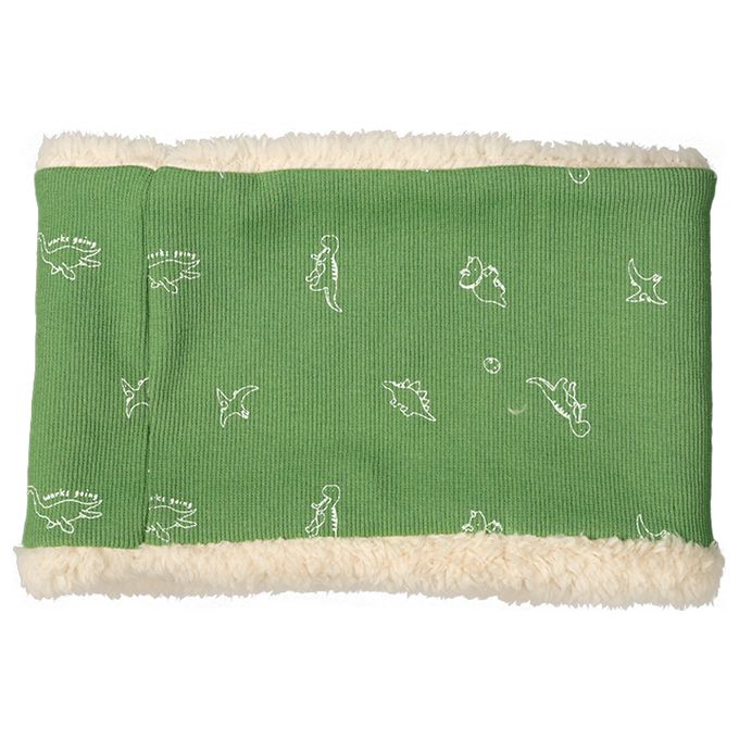 akachan honpo - 圍脖-恐龍印花-綠色 (寬:約24cm 高:約15cm)