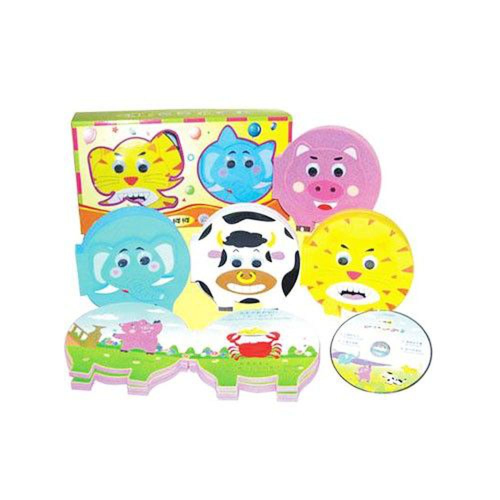 小胖胖歡樂動物書(4書+1CD)