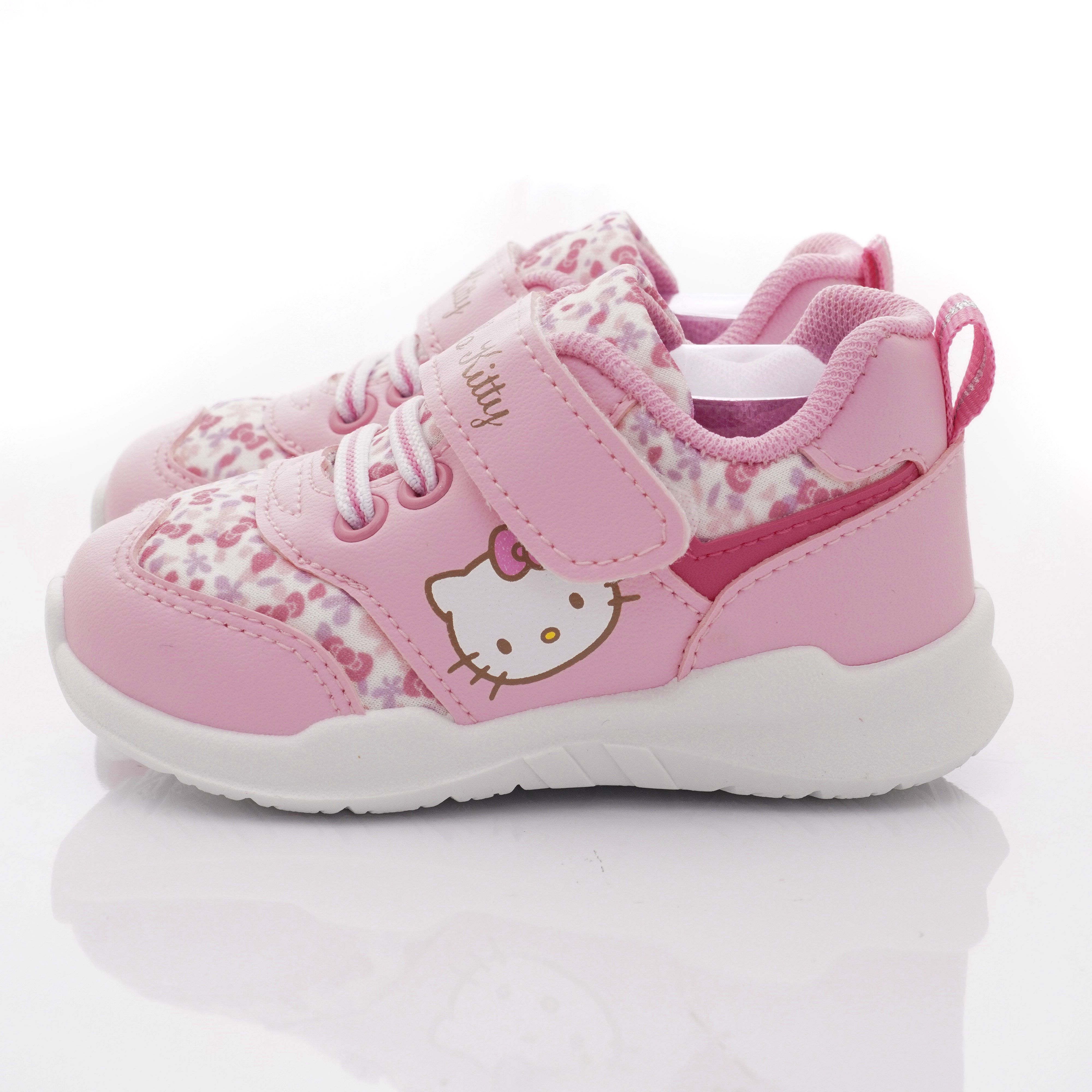 HELLO KITTY - 小碎花運動鞋款(小童段)-粉
