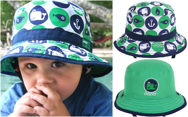 UPF50+防曬 ☀ 澳洲 Millymook & Dozer 雙面遮陽帽