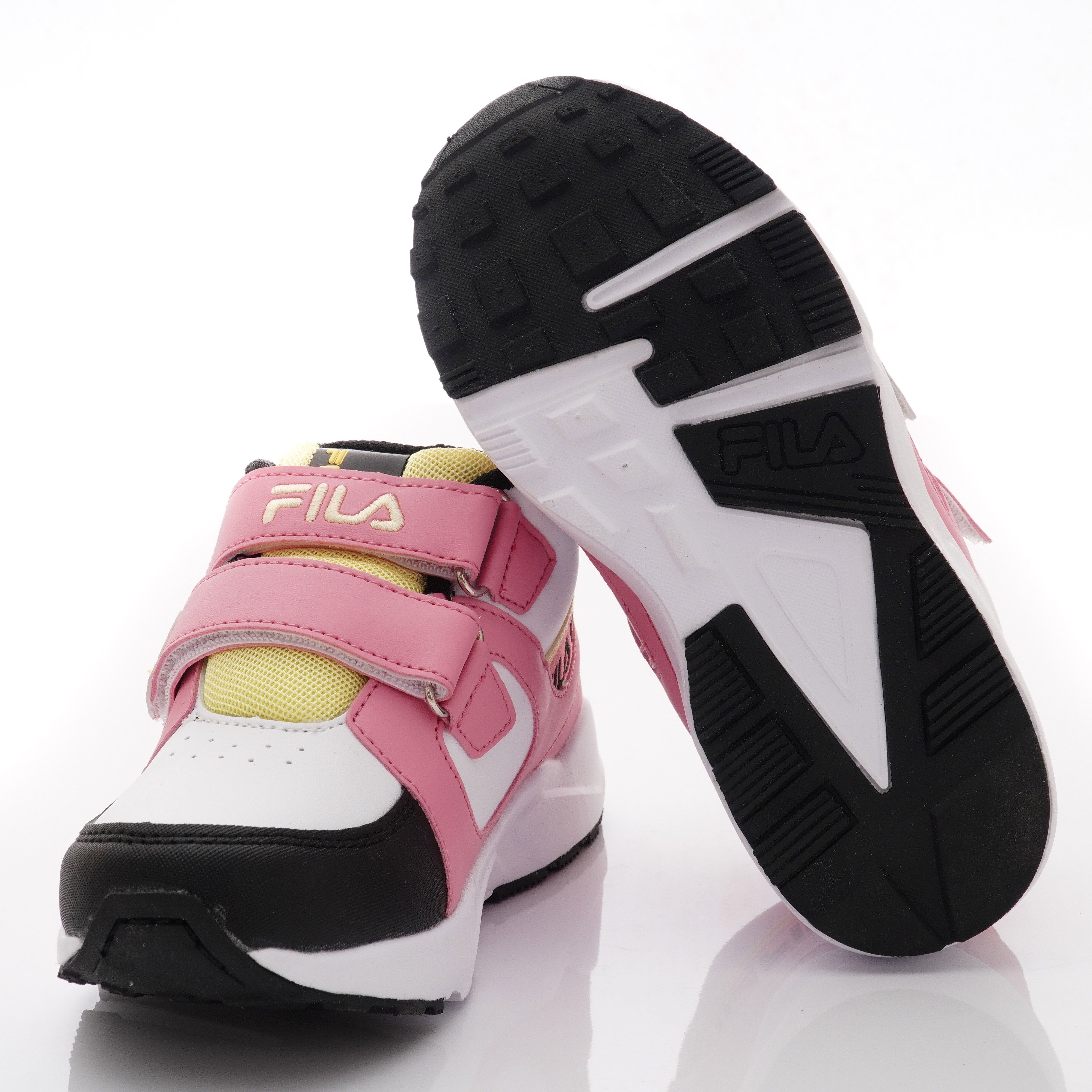 FILA - 全方位穩定機能鞋款(中小童段)-運動鞋-桃黃