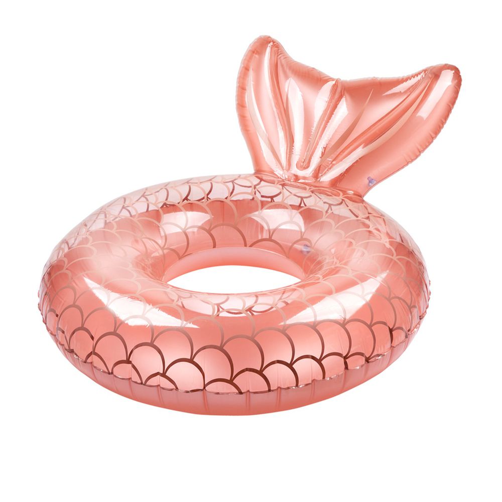 澳洲 Sunnylife - 大人造型泳圈-粉色美人魚-110 x 130 x 60公分