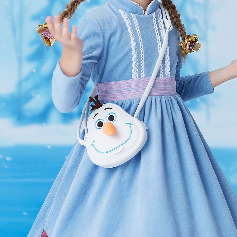 造型斜背包/萬聖節-卡通人物雪寶-白色 (Free)