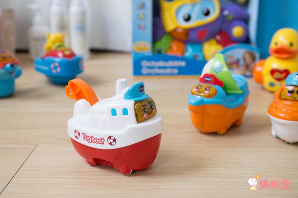 Vtech - 2合1嘟嘟戲水洗澡玩具系列-神氣拖船