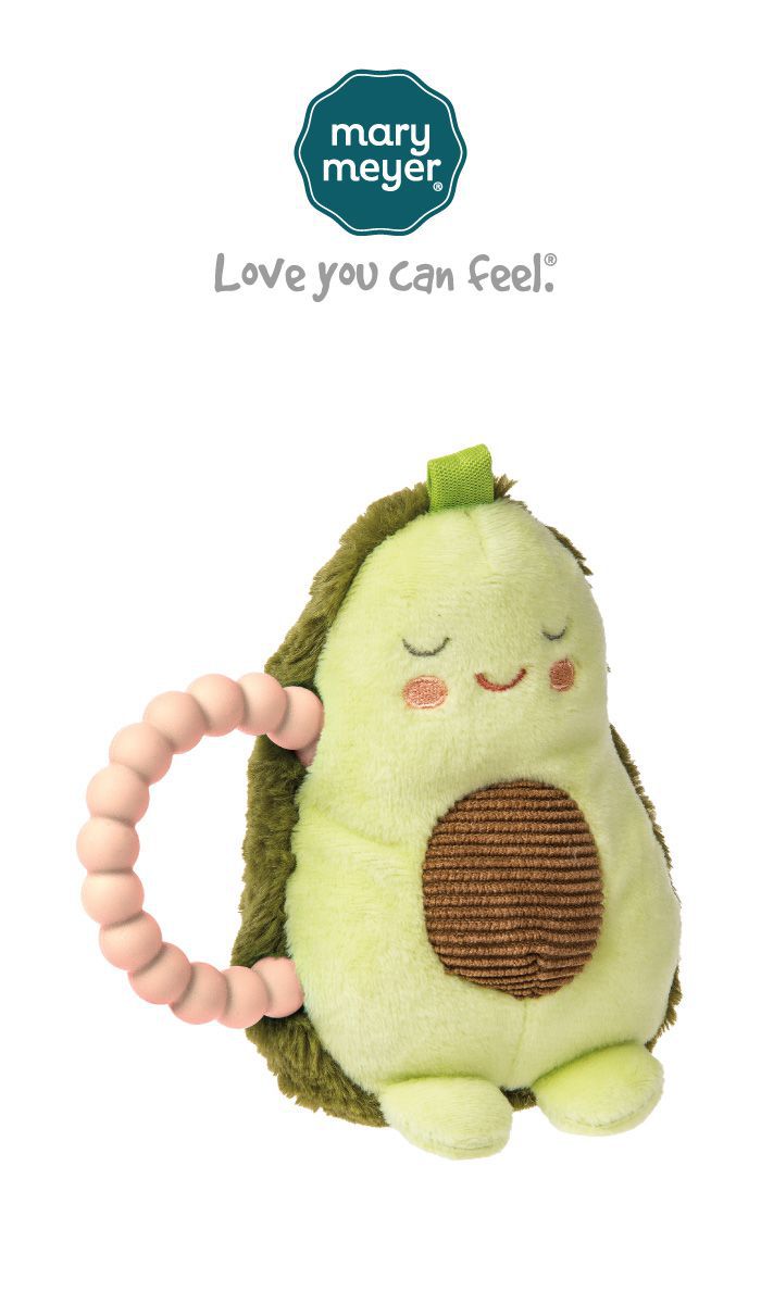 美國 MaryMeyer 蜜兒 - 柔軟手搖鈴-酪梨QQ