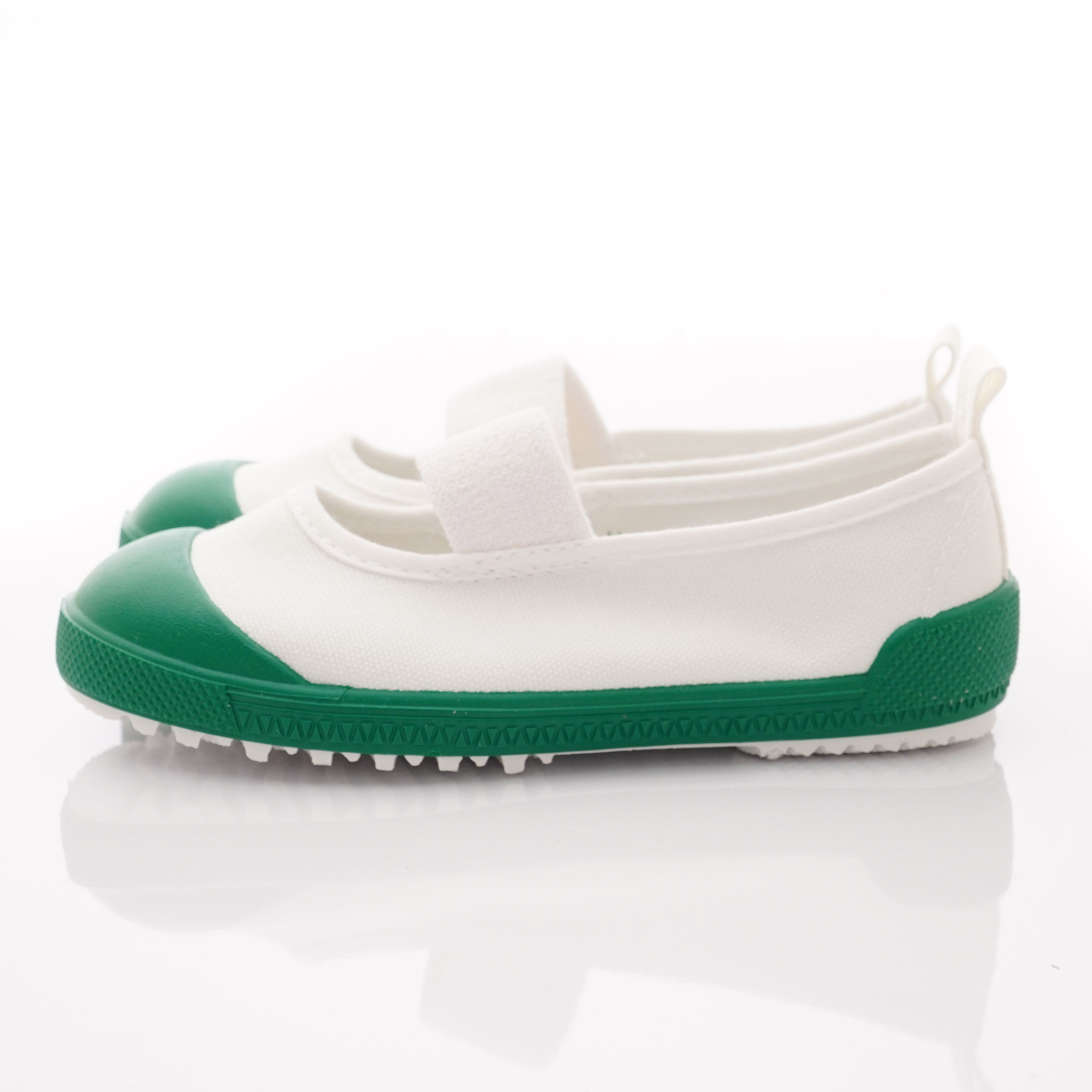 Moonstar日本月星 - 鐵氟龍易彎折幼兒園室內鞋款(中小童段)-綠