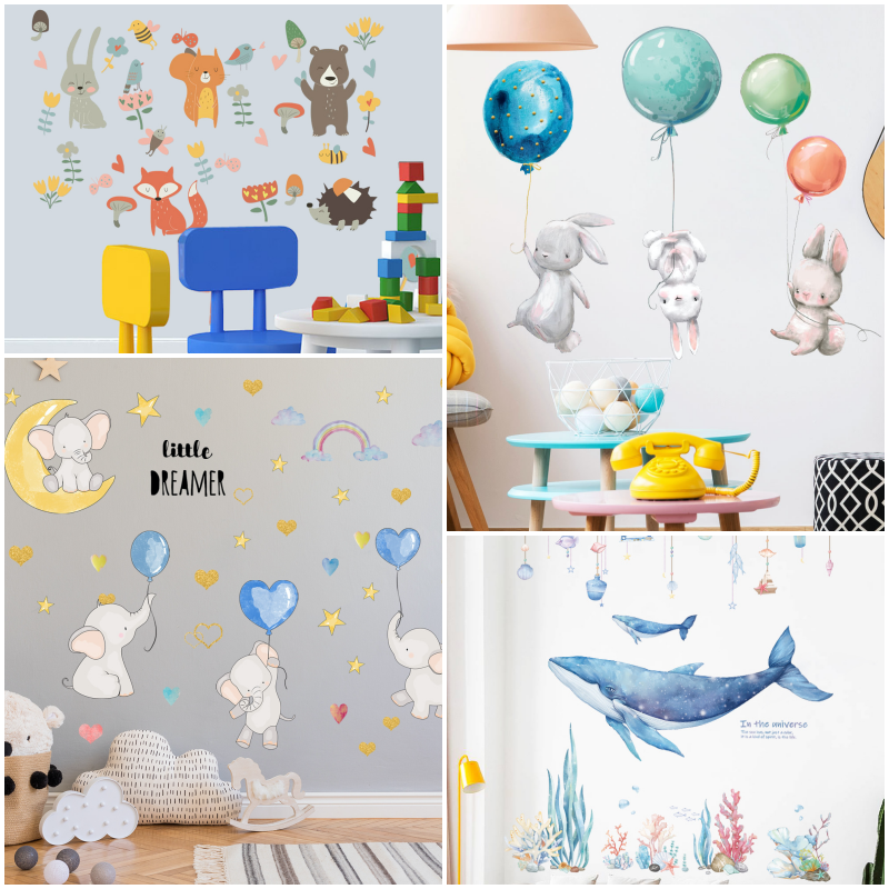 居家裝飾壁貼-角落植物