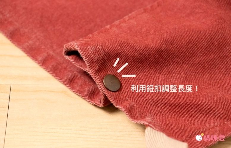 日本代購 - 印度棉質感兒童料理圍裙(可調尺寸/收納)+頭巾兩件組-美式露營插畫-灰橘 (100-160cm)