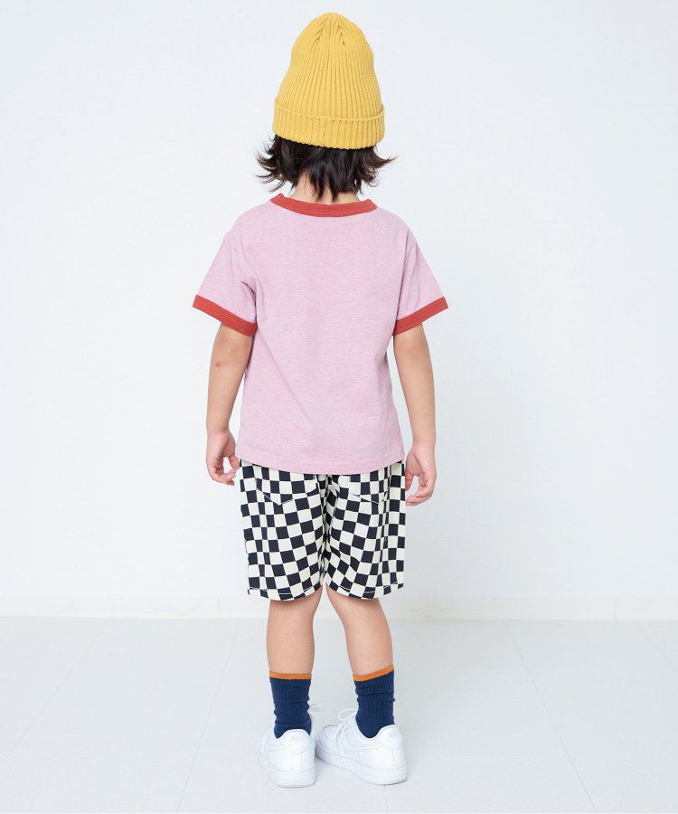 日本 BREEZE - 100%棉定番印花短褲-變形蟲-綠