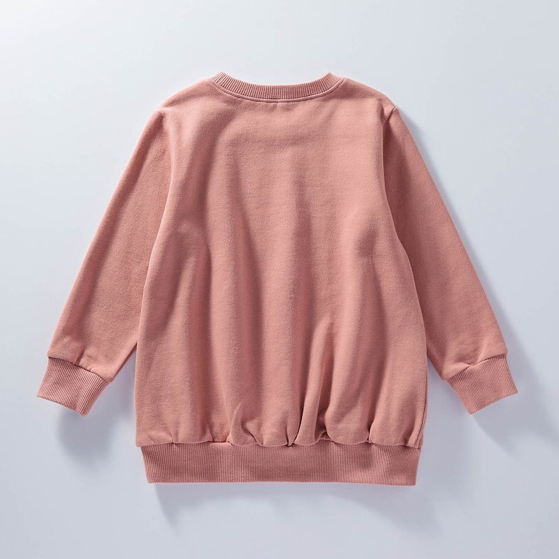 日本千趣會 - 迪士尼裏毛長袖上衣-瑪麗貓與花-奶油黃