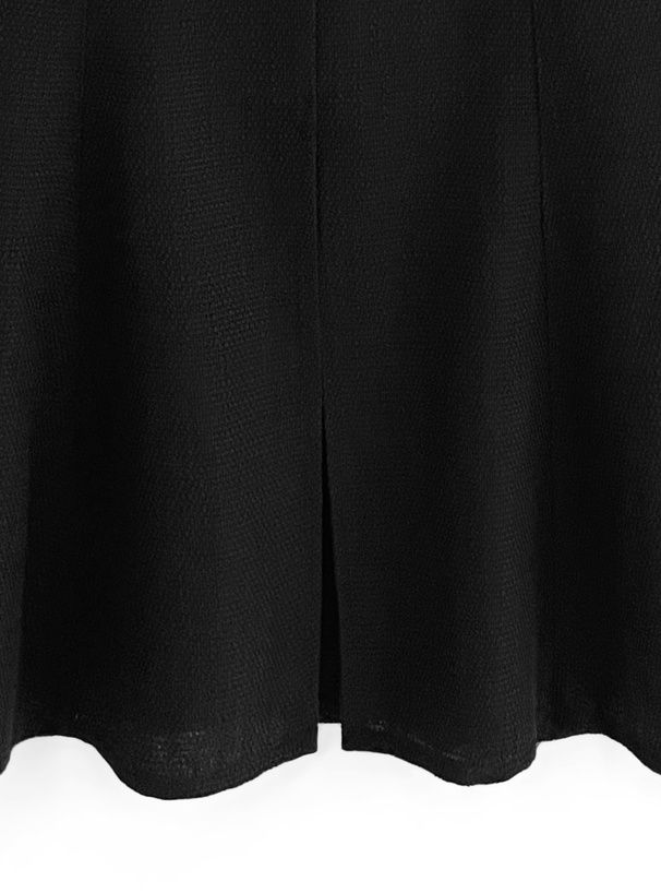 日本 GRL - 氣質小香風修身魚尾裙-淺灰藍