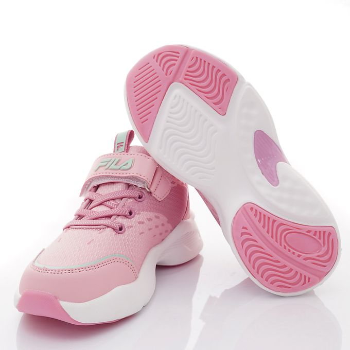 FILA - FILA輕量慢跑運動鞋(中大童段)-運動鞋-淺粉