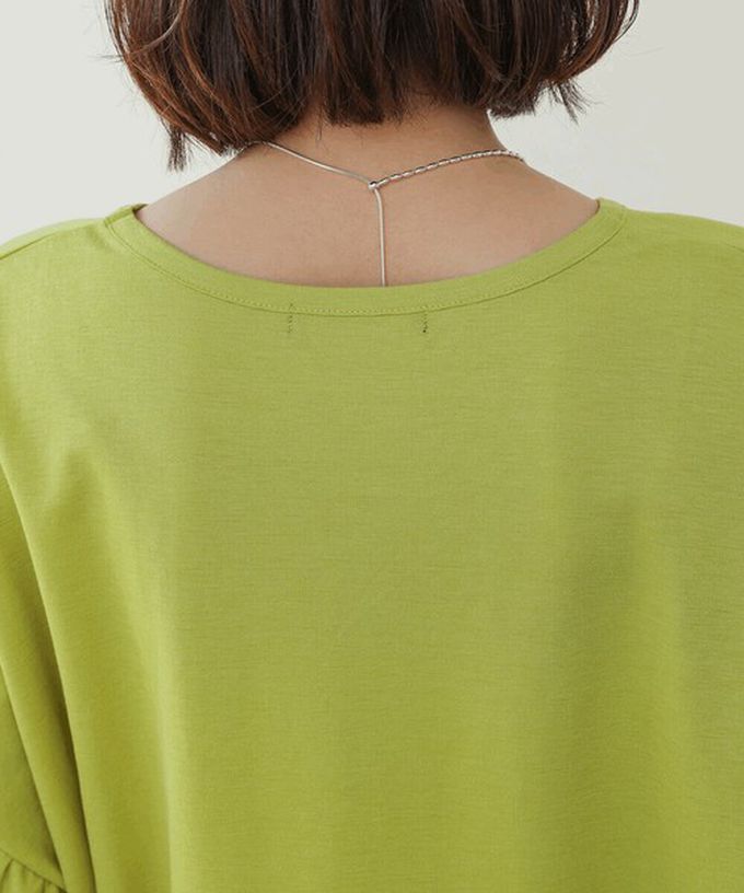 日本 Bab - 透氣嫘縈飄逸大寬袖上衣-焦糖橘