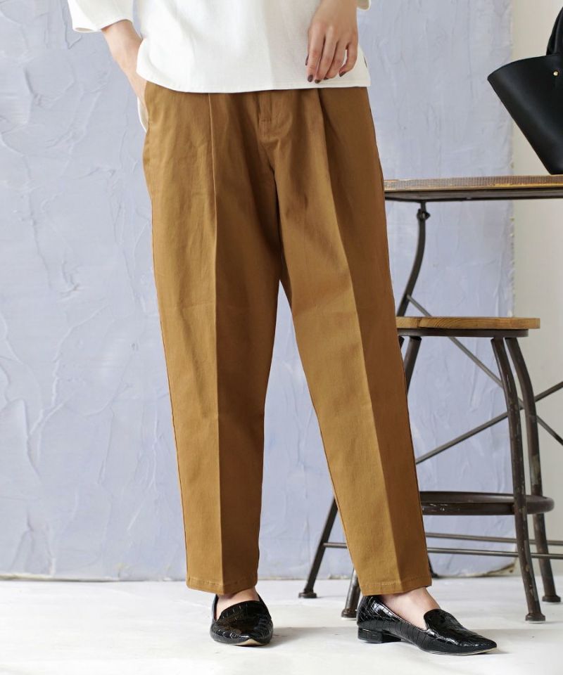 日本 zootie - 好好穿 打褶縮口西裝褲-黑