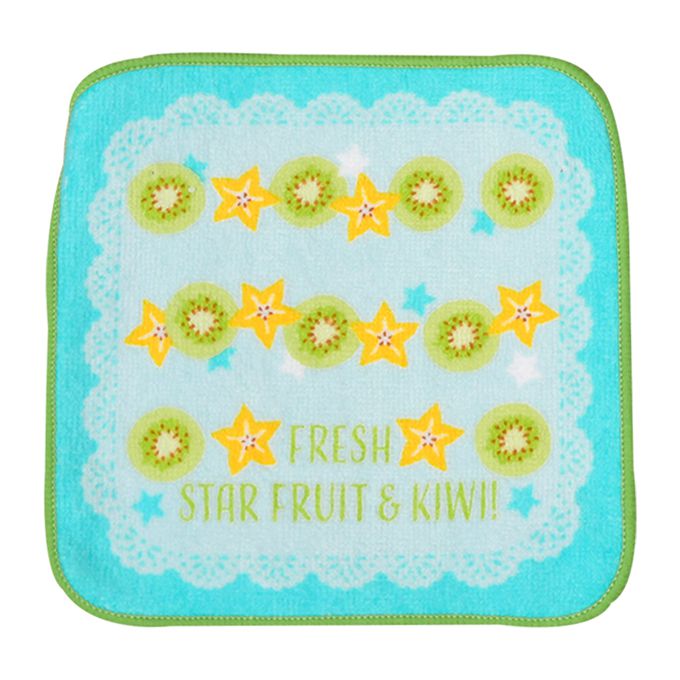 akachan honpo - 小方巾5條組-水果 (15×15cm)