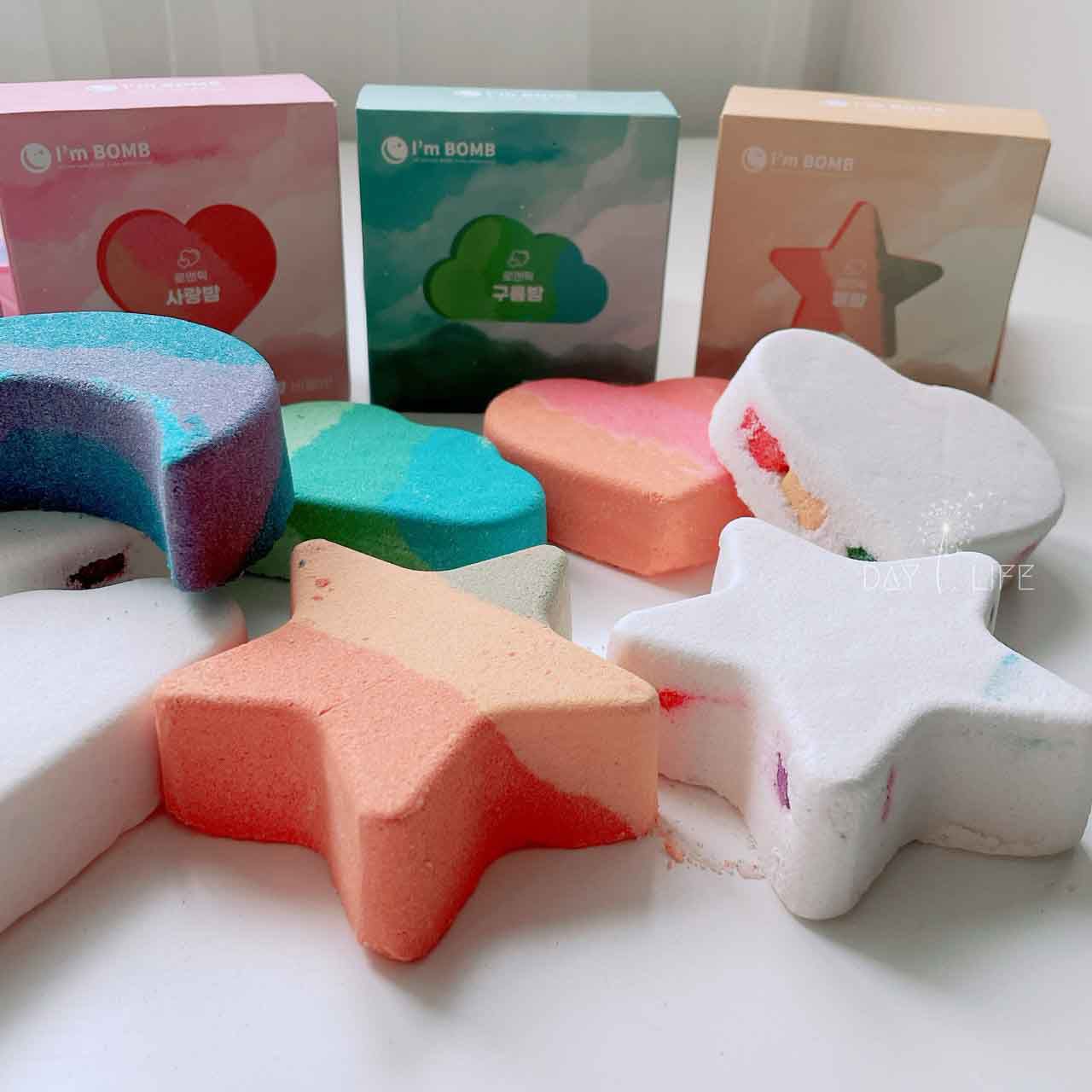 玩玩 Play - 韓國 I'm BOMB夢幻世界沐浴汽泡球-雲朵-約重120g