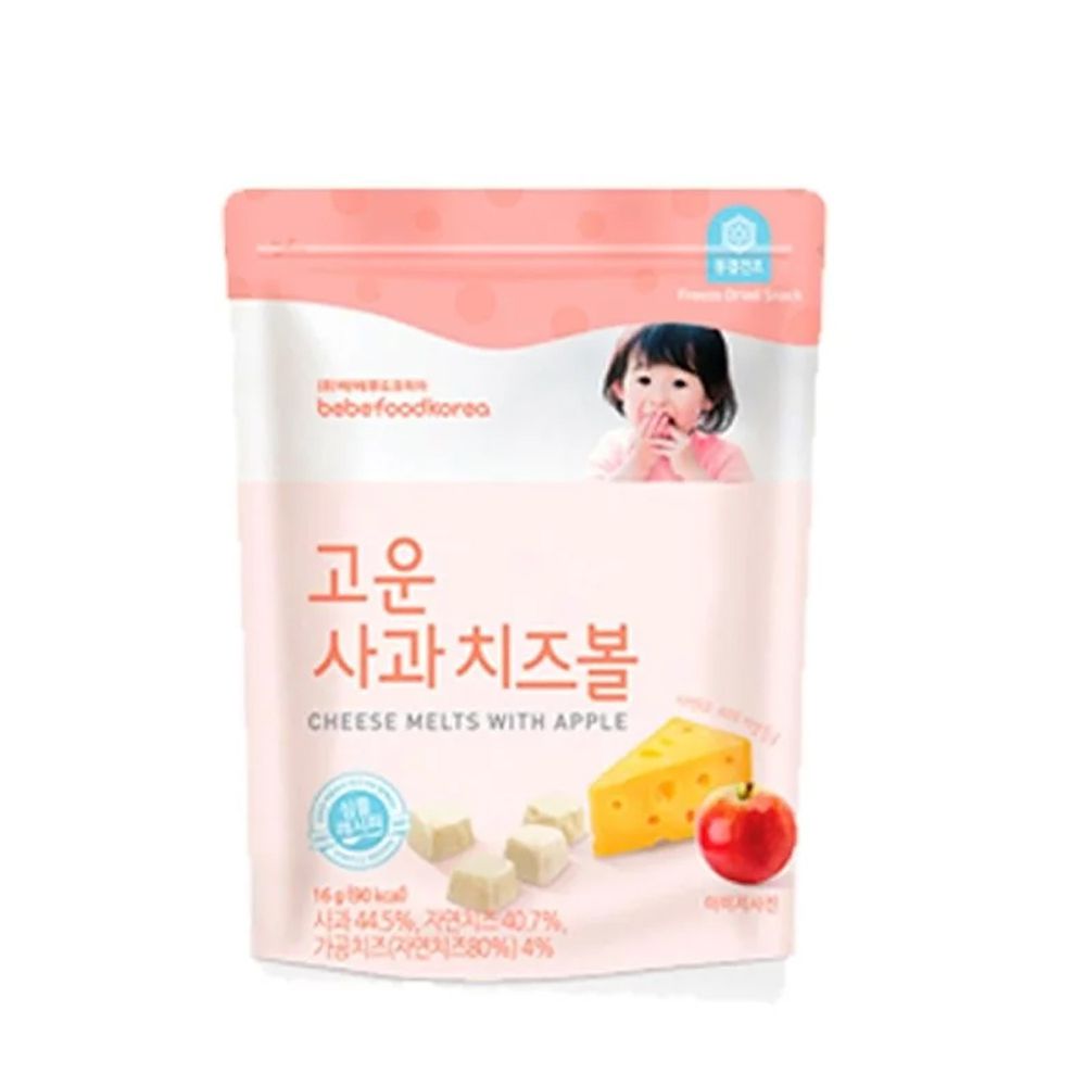 韓國bebefood寶寶福德 - 起司優格豆豆(起司蘋果)