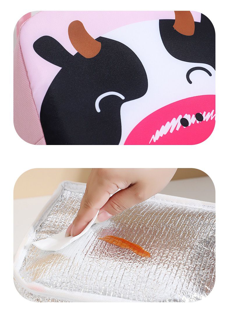 保溫便當袋-米色企鵝