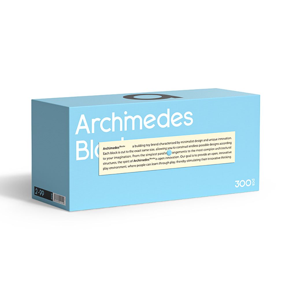 阿基米德積木(原色300片)改版