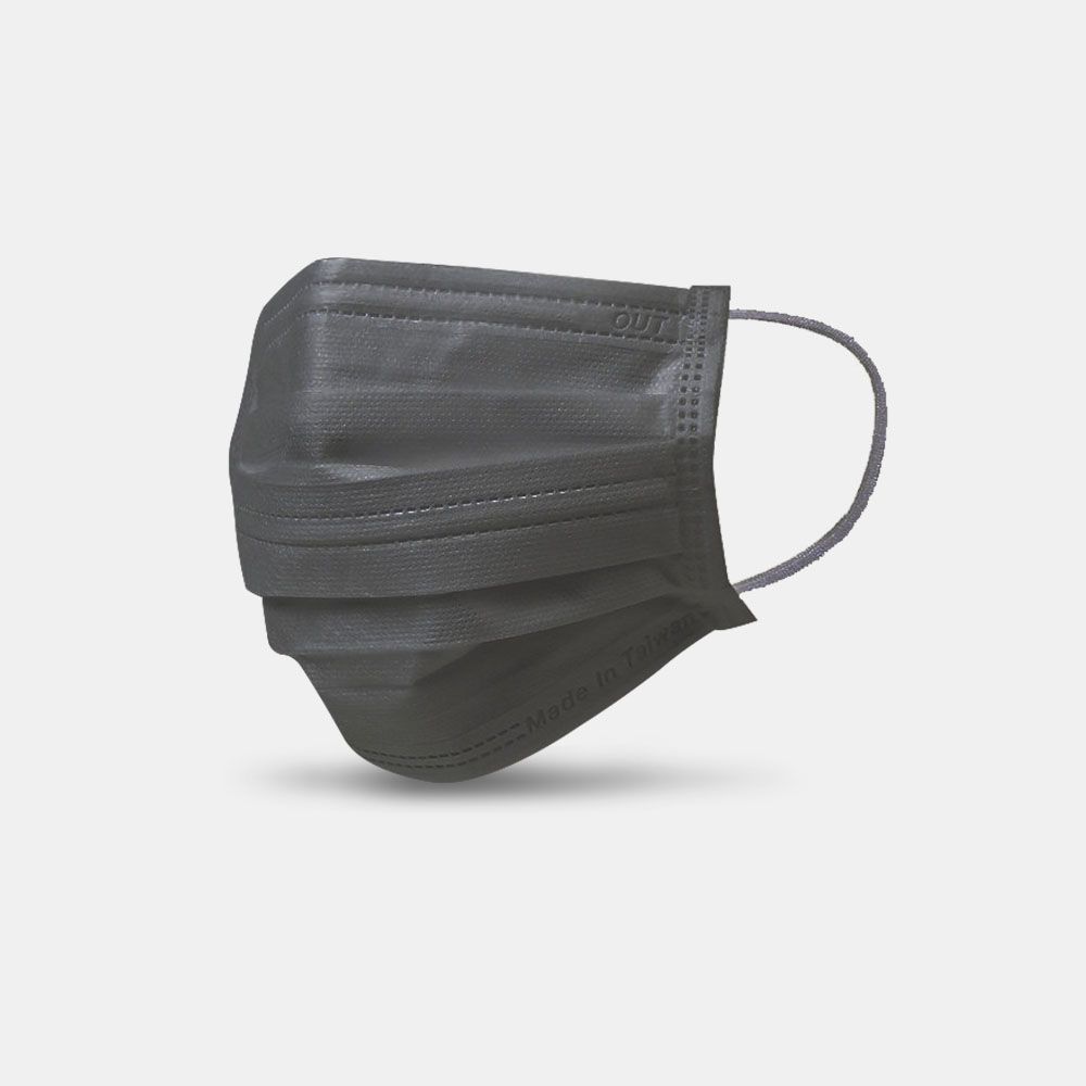 成人超立體口罩-簡約黑-40入/盒