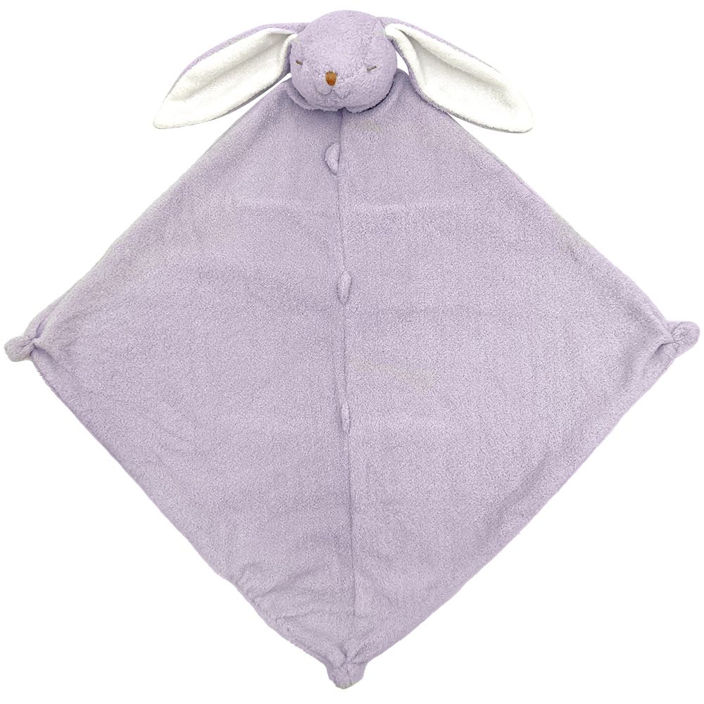 美國 Angel Dear - 動物嬰兒安撫巾-紫色小兔