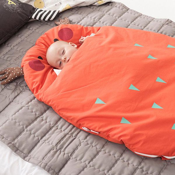 韓國Daby - 小怪獸嬰兒睡袋-馴鹿Elky(橘紅)