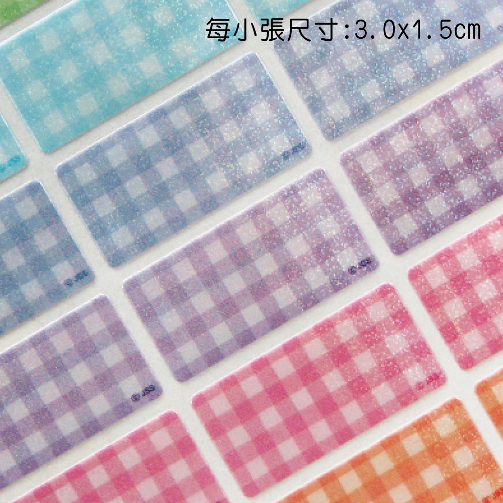 吉祥刻印 - 韓風格紋粉色系閃亮亮鑽石貼紙-1.5x3cm(每份150小張)