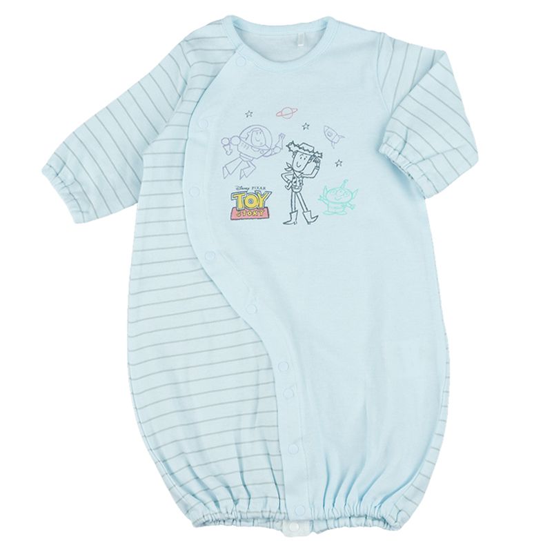 akachan honpo - 長袖連身衣-玩具總動員-淺藍色 (50~60cm)