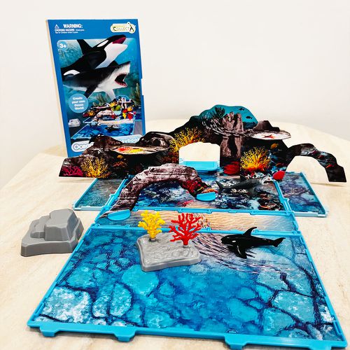 小牛津 - collectA 迷你海洋動物書模型組-英國高擬真模型
